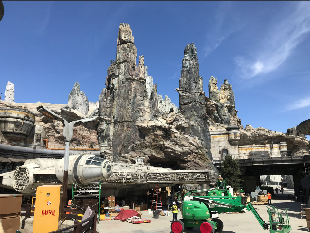 Star Wars: Galaxy's Edge under construction