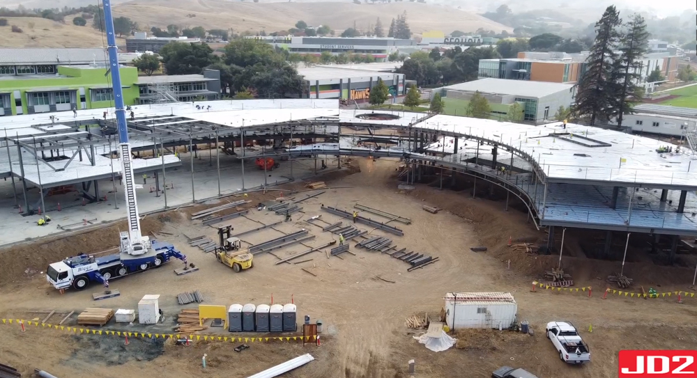 Evergreen College San Jose under construction