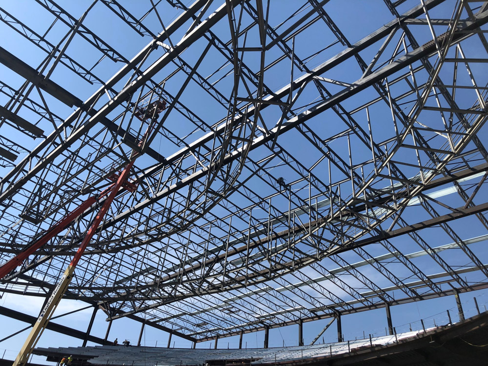 Thunder Valley amphitheater under construction
